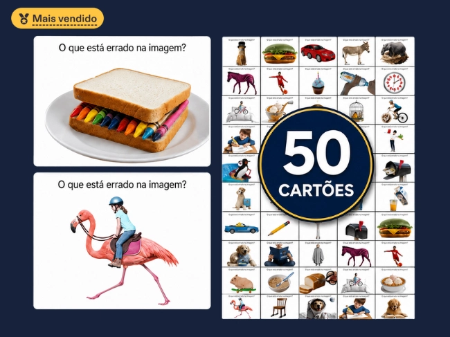 50 cartões O Que Está Errado